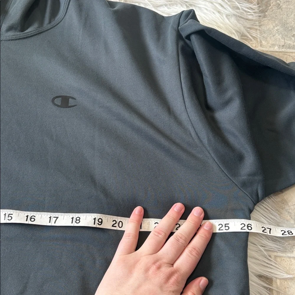 NWT Champion Grey Long Sleeve Hoodie Moisture Wicking Size XL